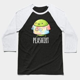 Pea Shirt Funny Veggie Pea TShirt Pun Baseball T-Shirt